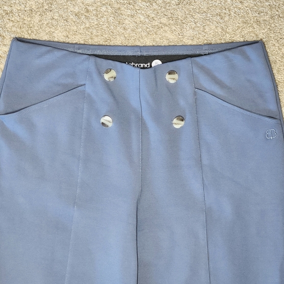 Betabrand Atlantic Wide Leg Pants - Grey XL Petite - Picture 4 of 14